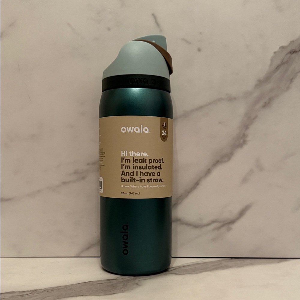 Owala *Metallic Green* Special Edition
32oz Stainless Steel FreeSip Sway